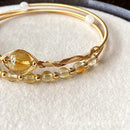 Citrine Solar Thread Bracelet – 14K Gold Plated FB3378 🌼