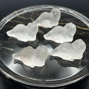 Long Hair Clear Quartz Cat Carving Totem / Spirit Animal FB3101 🐈