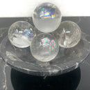 Rainbow Clear Quartz Spheres from Brazil FB2028 💗