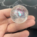 Rainbow Clear Quartz Spheres from Brazil FB2028 💗