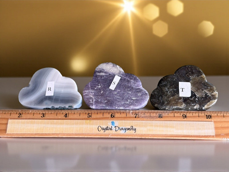 Carved stone Clouds, happy and joyful FB2833 💗