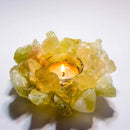 Cluster Rough Gemstone T-Light Holder FB1104 🌛🪷🌛