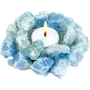 Cluster Rough Gemstone T-Light Holder FB1104 🌛🪷🌛