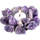 Cluster Rough Gemstone T-Light Holder FB1104 🌛🪷🌛