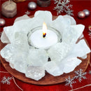 Cluster Rough Gemstone T-Light Holder FB1104 🌛🪷🌛