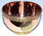 Copper Blessing / Offering / Altar Bowls with Etching / Emblems FB1579 🔥