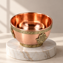 Copper Blessing / Offering / Altar Bowls with Etching / Emblems FB1579 🔥