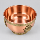 Copper Blessing / Offering / Altar Bowls with Etching / Emblems FB1579 🔥
