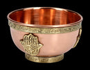Copper Blessing / Offering / Altar Bowls with Etching / Emblems FB1579 🔥