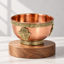Copper Blessing / Offering / Altar Bowls with Etching / Emblems FB1579 🔥