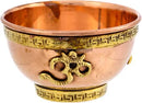 Copper Blessing / Offering / Altar Bowls with Etching / Emblems FB1579 🔥