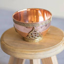 Copper Blessing / Offering / Altar Bowls with Etching / Emblems FB1579 🔥