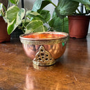 Copper Blessing / Offering / Altar Bowls with Etching / Emblems FB1579 🔥