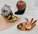 Copper Finish Hand Sphere Stand FB3128 🐦‍⬛