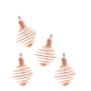 Copper Large Tumbled Stone Pendant Cage / Holder FB3134 💛