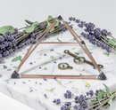 Copper Pyramid, 18", with Chakra Stones Orgone Corners  💚💚 FB1402