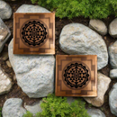 Copper Sri Yantra Square Grid Base / Plate FB2202 🍃