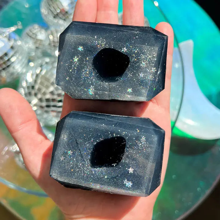 Cosmic Coal Soap with Black Obsidian FB2940 💙