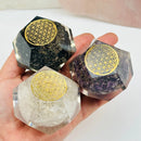 Orgonite Dodecahedrons Sacred Geometry Copper Crystal FB2455 🪻
