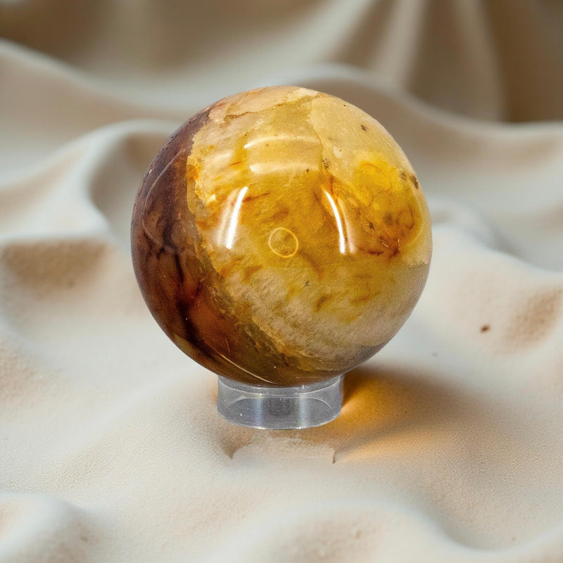 Carnelian Sphere, Large, focus, vitality, vibrance 75mm 🌼🧡🌼