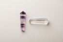 Rainbow Fluorite Double Terminated Points, Set of 2 FB3367