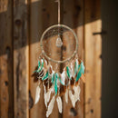 Natural River Stone, Flower of Life Dream Catcher FB1381 🌟