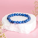 Rare Polished Kyanite Bracelet - My Truth, My Power – CI601 💜