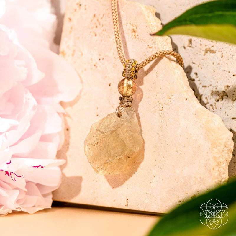 The Destiny Relic – Libyan Desert Glass Pendant CI606 🌟