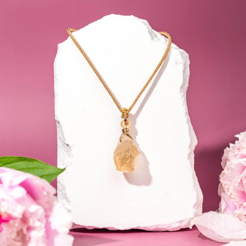The Destiny Relic – Libyan Desert Glass Pendant CI606 🌟
