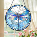 Stained Glass Dragonfly, Assorted Patterns, Sun Catcher / Hanger FB1662 🧚‍♀️