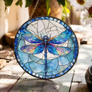 Stained Glass Dragonfly, Assorted Patterns, Sun Catcher / Hanger FB1662 🧚‍♀️