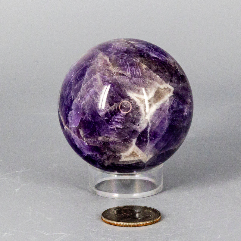 Dream Amethyst Spheres, intuition, healing, balance 🍇 CD-10355