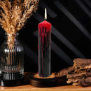 Black and Red , Purple or Blue Dripping Candle 💚 FB2004