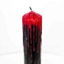 Black and Red , Purple or Blue Dripping Candle 💚 FB2004