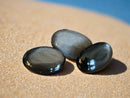 Silver Sheen Obsidian Palm Stones FB2212 🌿