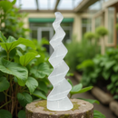 Selenite Spiral Twist Energy Tower from Morocco for positive energy FB1225 🌵