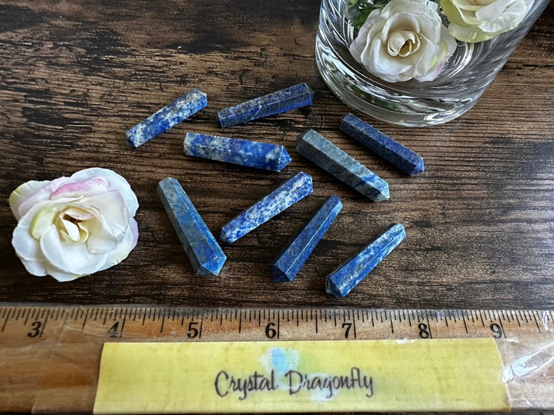 Polished Single Terminated Sodalite wand for Crystal, Reiki or Energy Healing FB2399