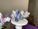 Sodalite Obelisk, Standing Polished Point (Tower) for positive change, communication FB3024