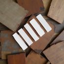 Selenite Rough Rectangular Pieces, Orange or White, Sets of 5 FB2587 🧡