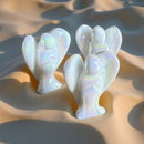 Angel Aura White Jade Small Carved Angels FB2855 🎀