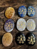 Chakra Symbol Yoga Totem / Spirit Stone FB3144