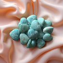 Amazonite Hearts from Madagascar for money, luck, love, and calm FB1032 💚