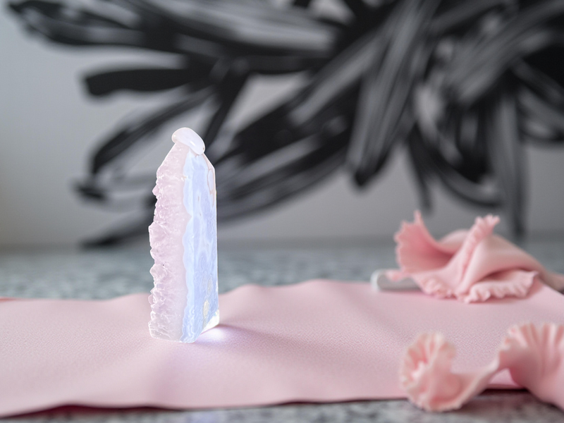 Blue Lace Agate Drusy Standing Point (Tower) FB2941 🌸