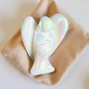 Angel Aura White Jade Small Carved Angels FB2855 🎀