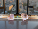 Sakura (Pink Flower Agate) Carved Heart, feminine energy, security FB2101 🌸
