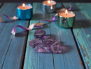 Tumbled AA Quality Purple Fluorite for Confidence, Stress & Negative Energy