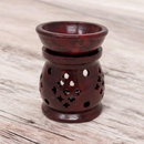 Oil Diffuser / Burner Carved Red Soapstone FB1003 🪭