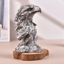 Eagle Skull Figurine, Picasso Jasper or Green Jade FB1125 🌸💜🌸