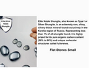 Elite (Noble, Silver) Shungite Palm Stones FB1466 🌕🌼🌕