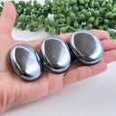 Elite (Noble, Silver) Shungite Palm Stones FB1466 🌕🌼🌕